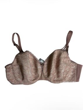 Soma mauve lace enticing lift balconette bra size 40D